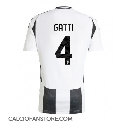 Maglia Calcio Juventus Federico Gatti #4 Prima Divisa 2024-25 Manica Corta Maglia Calcio Juventus Federico Gatti #4 Prima Divisa 2024-25 Manica Corta